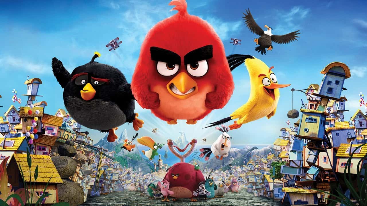 Кадр з фільму Angry Birds у кіно (2016)