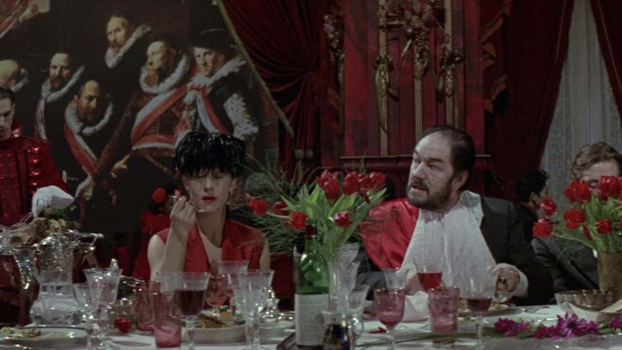Кадр з фільму Кухар, злодій, його дружина та її коханець (1989)