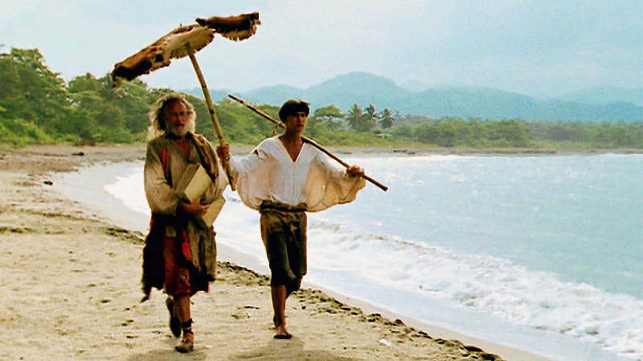Кадр з фільму Робінзон Крузо (2003)