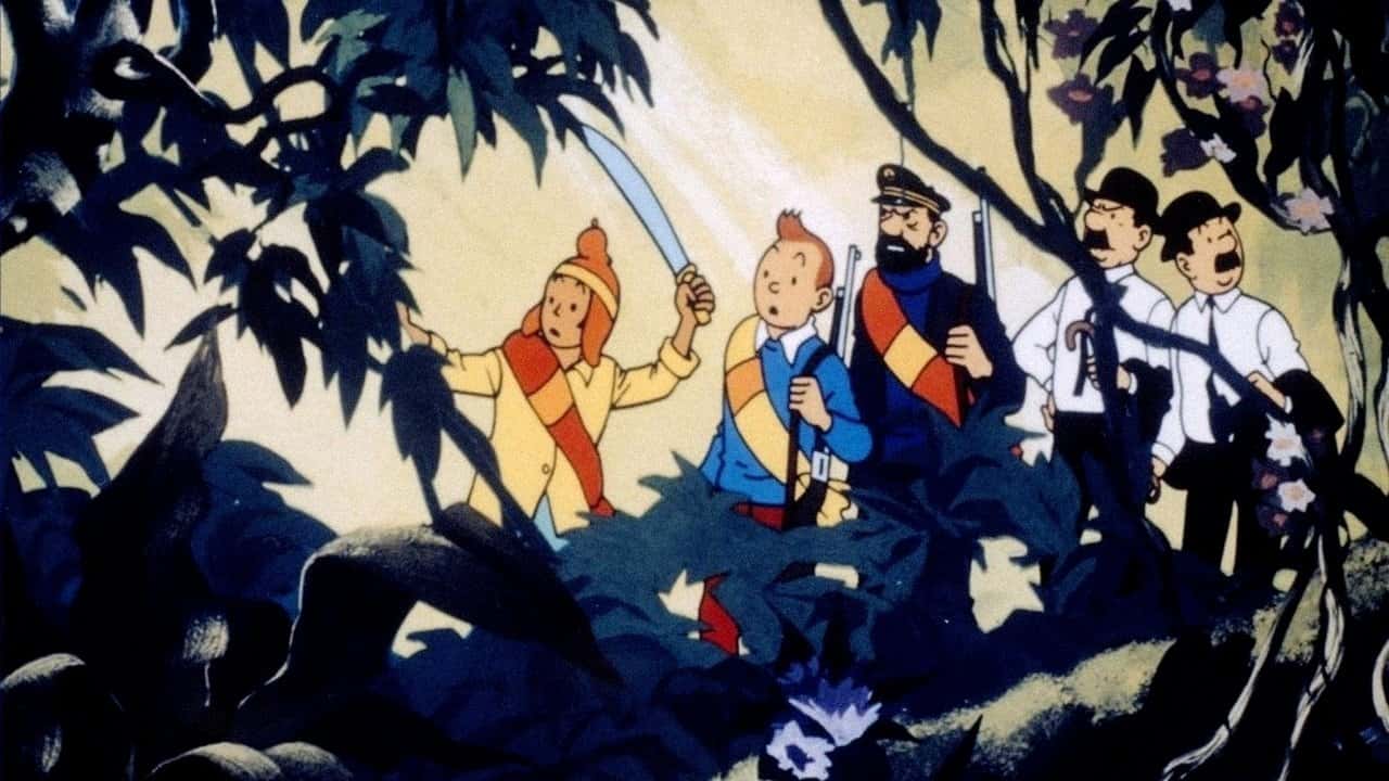 Кадр з фільму Пригоди Тінтіна: Храм сонця (1969)