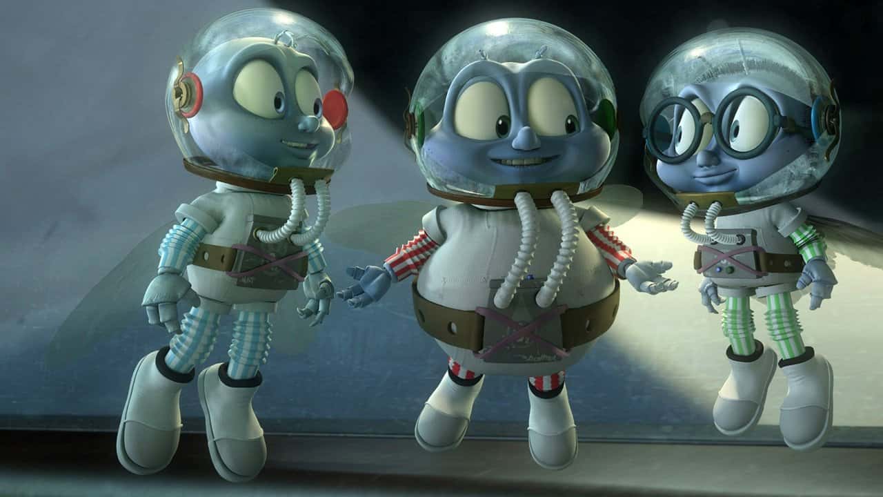 Кадр з фільму Мухнемо на Місяць (2008)