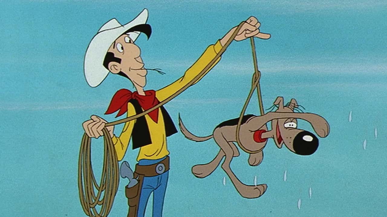 Кадр з фільму Щасливчик Люк: Дальтони на свободі (1983)