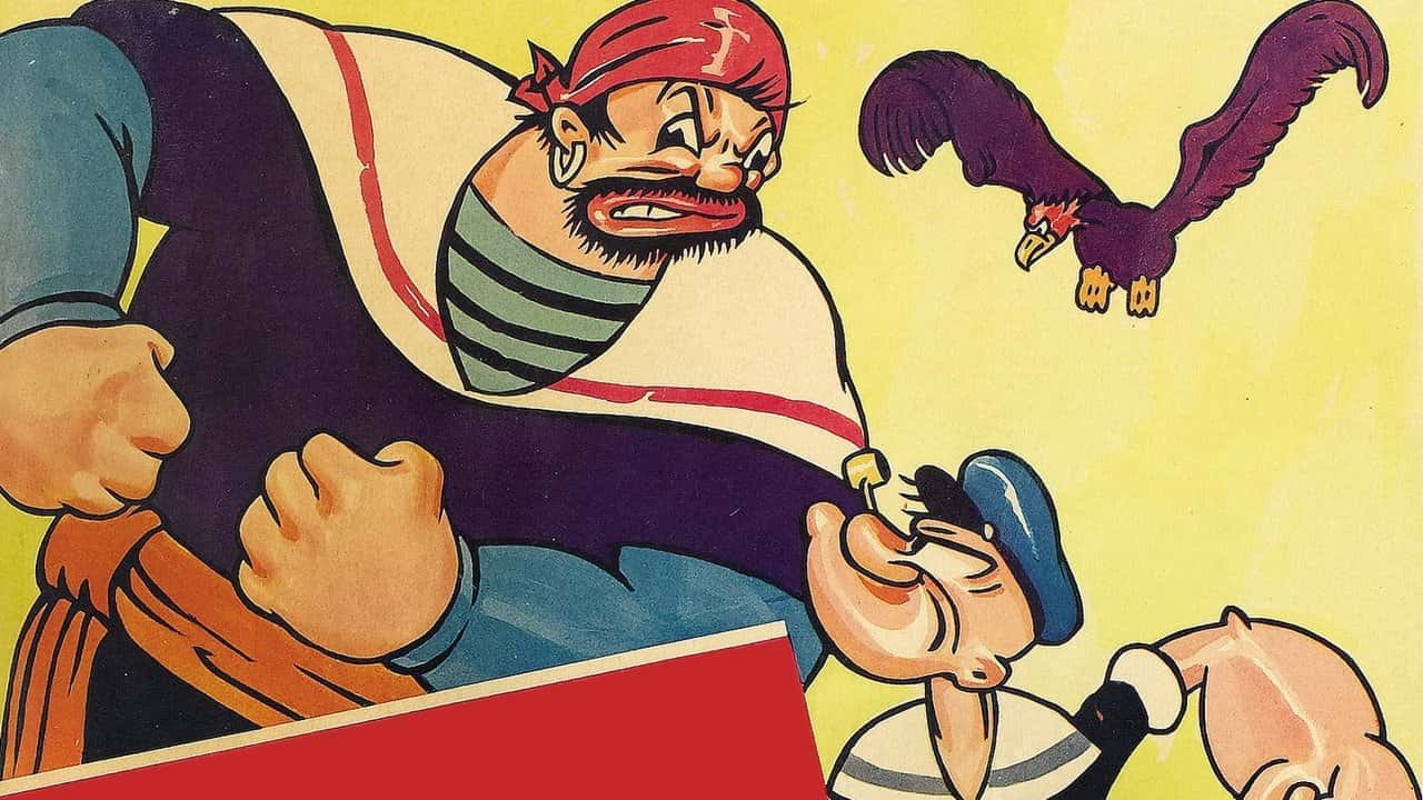 Кадр з фільму Попай Моряк зустрічає Синдбада Моряка (1936)