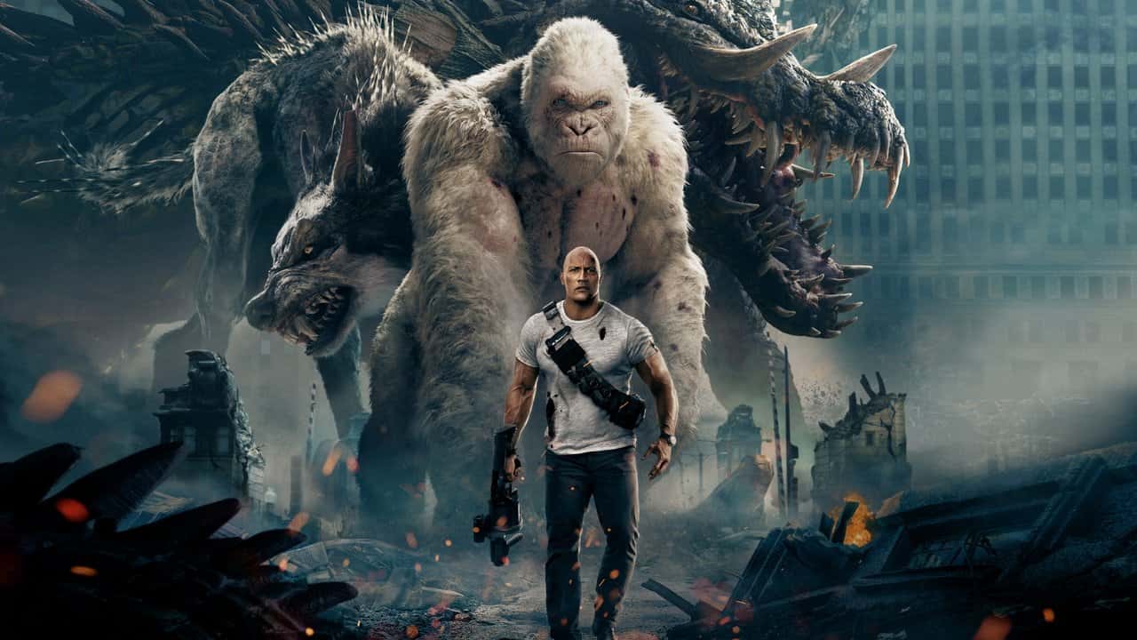 Кадр з фільму Ремпейдж (2018)