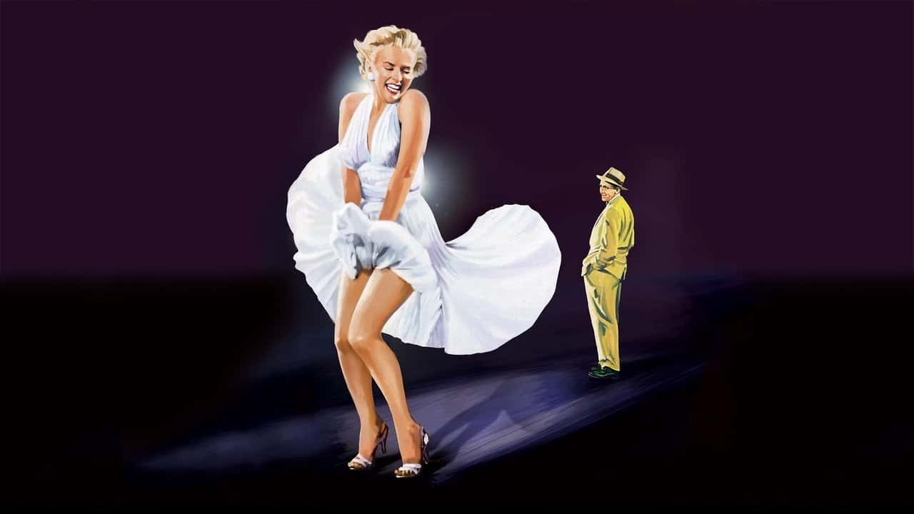 Кадр з фільму Сверблячка сьомого року (1955)