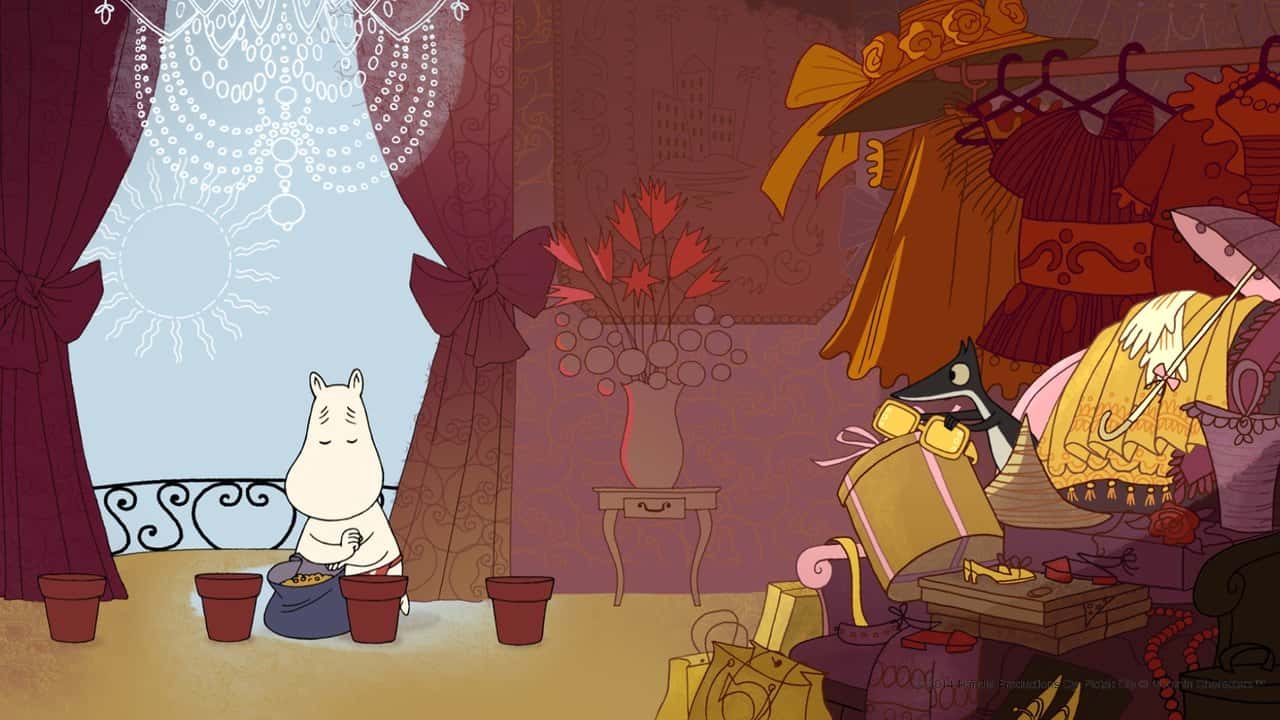 Кадр з фільму Мумі-тролі на Рів’єрі (2014)