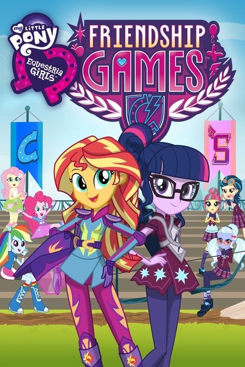 Постер My Little Pony: Дівчата з Еквестрії - Ігри Дружби (2015)