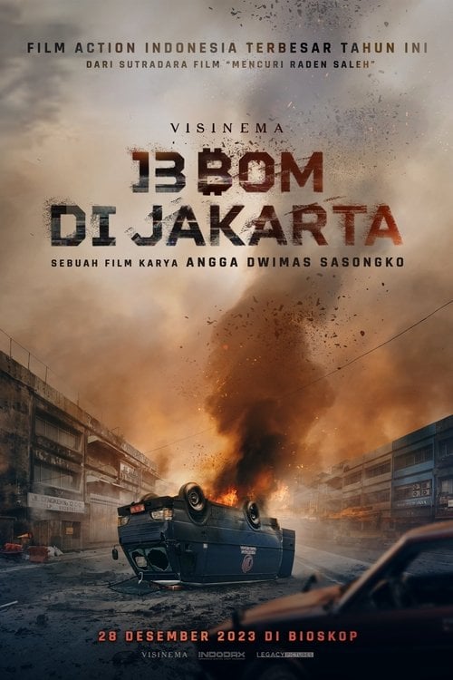 Постер 13 вибухів у Джакарті (2023)