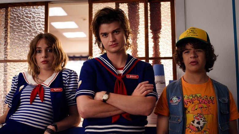 Стів, Робін і Дастін у кафе-морозиві Scoops Ahoy, «Дивні дива»