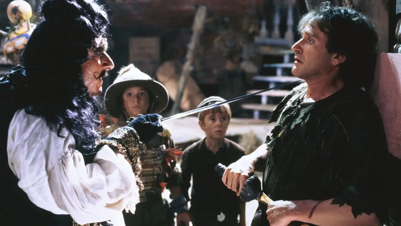 Кадр з фільму Капітан Крюк (1991)