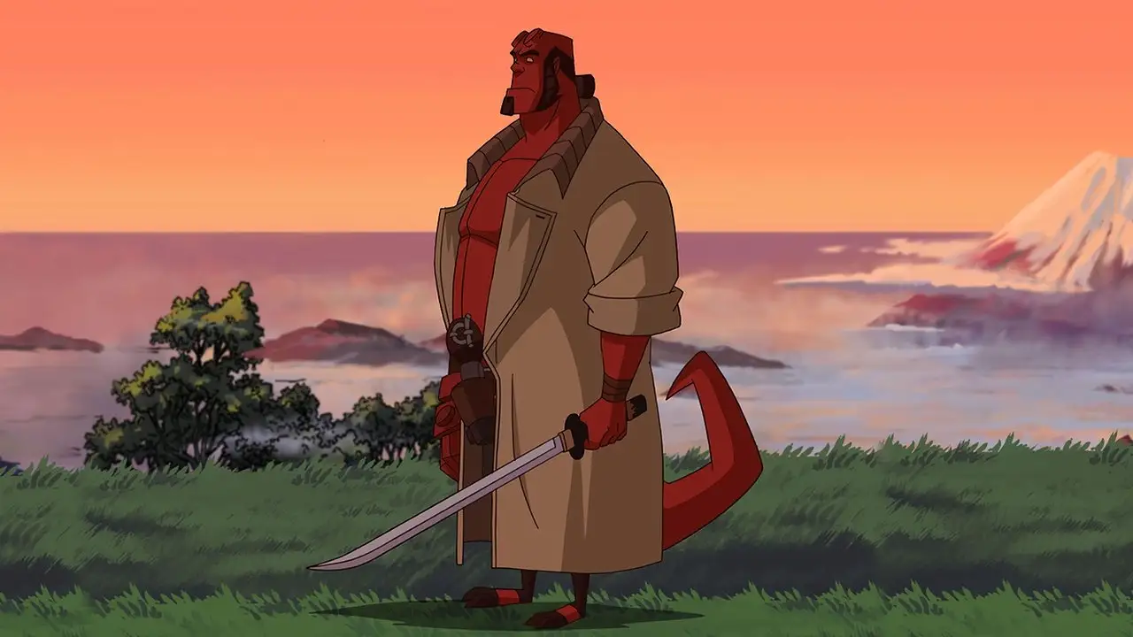 Кадр з фільму Хелбой Animated: Меч Штормів (2006)