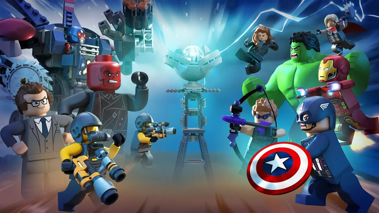 Кадр із серіалу Lego Marvel Месники: Кліматичний безлад / Lego Marvel Месники. Загадка клімату (2020)